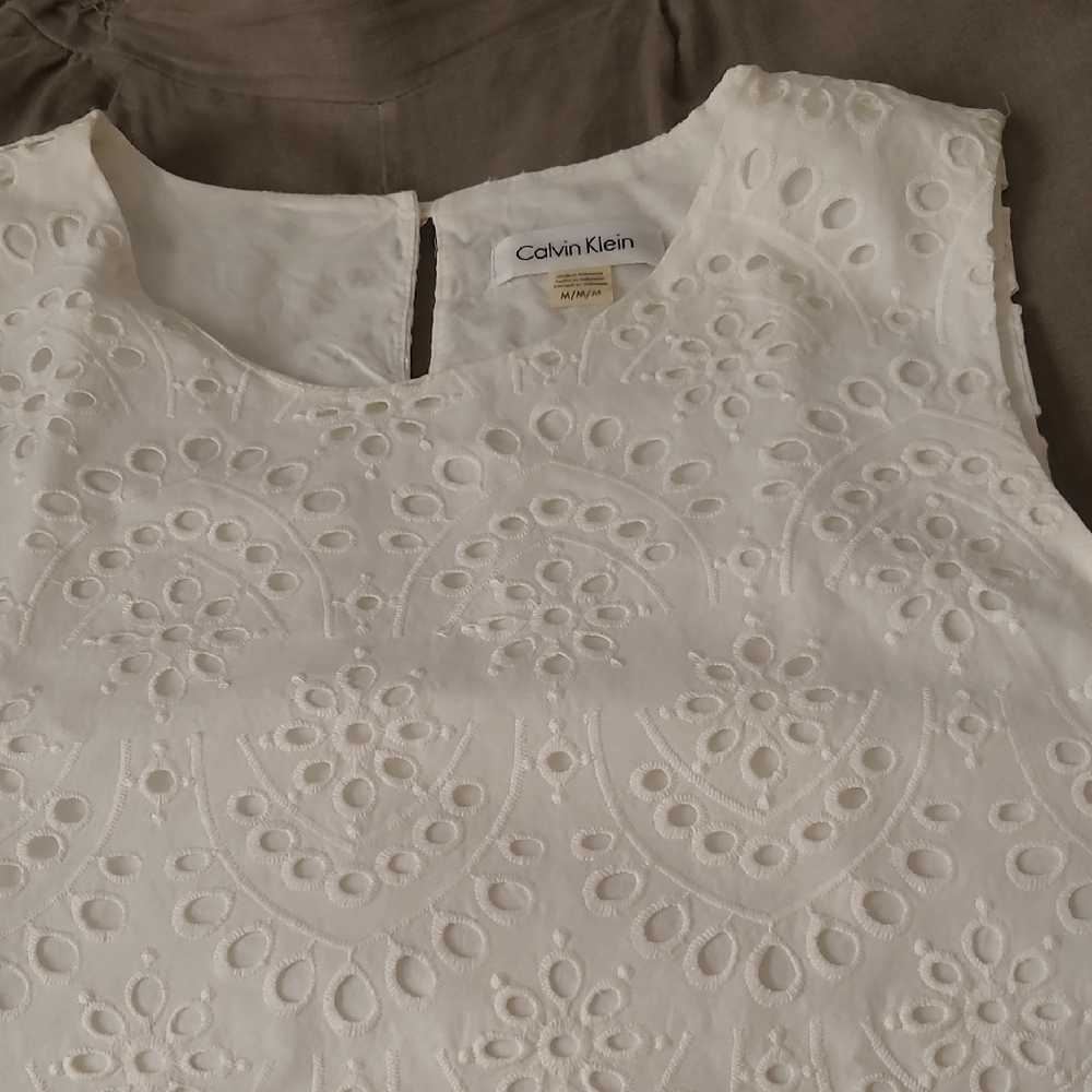Calvin Klein White Blouse
